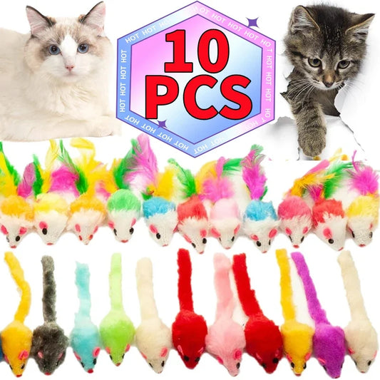 1PC-10PCS Cat Mice Toys False Mouse Cat Toy - ProPawPet.com