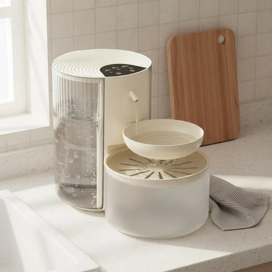 Clean Water Separator Fountain Rechargeable - ProPawPet.com
