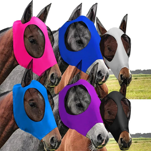 1Pcs Horse Fly Masks with Ears Comfort - ProPawPet.com