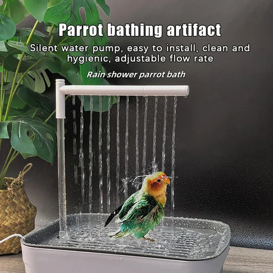 New Automatic Parrot Bird Bath Tub USB - ProPawPet.com