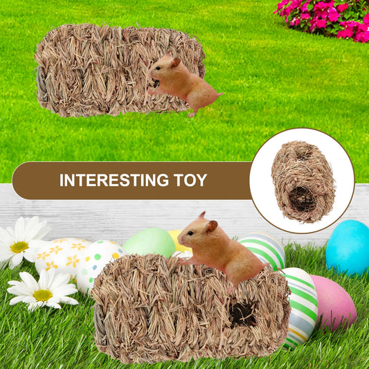 Straw Woven Hamster Hideout Tunnel Nest for - ProPawPet.com