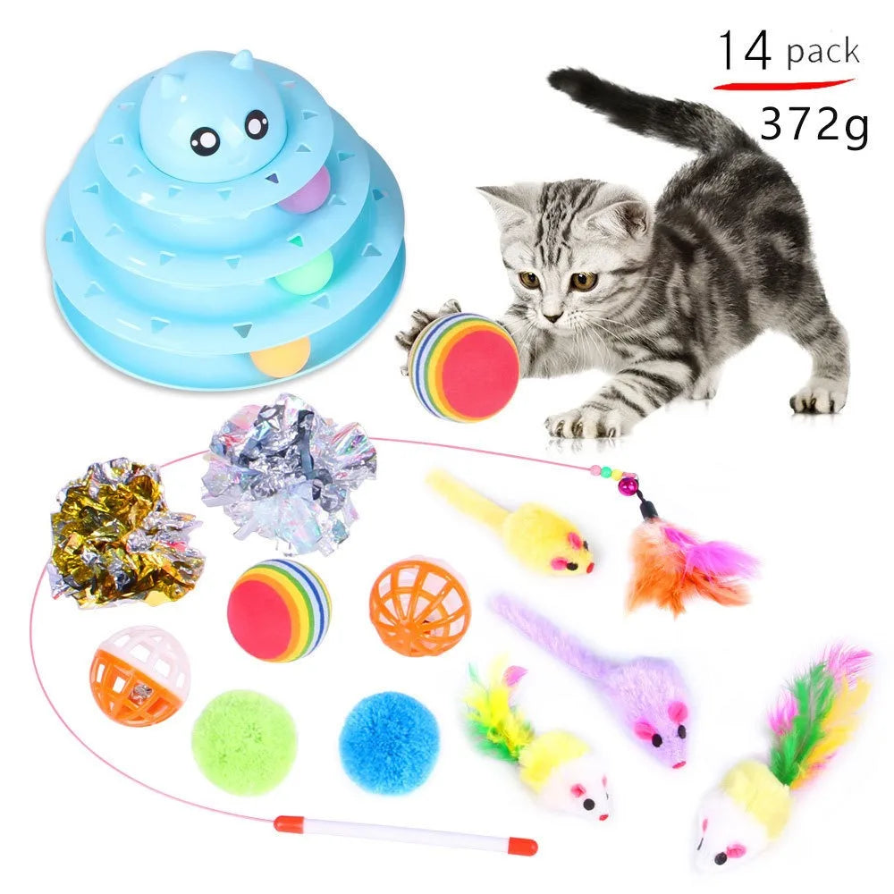Durable 12 14 Exercise Mouse Shape Balls Cat Toys – 9 Colors
