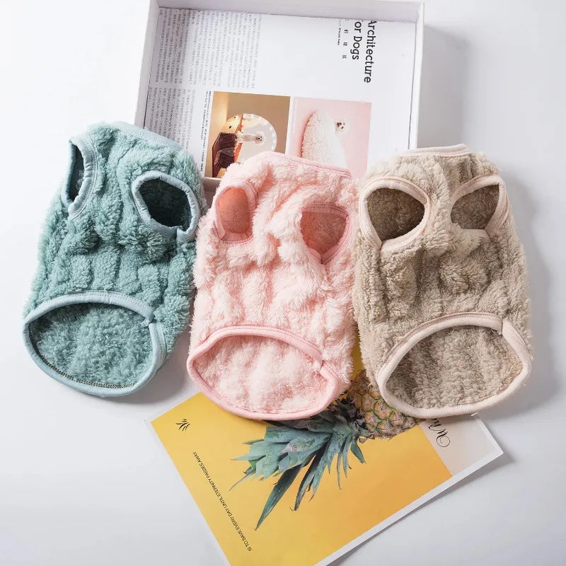Soft Cozy Cat Clothes Winter Warm Fleece - ProPawPet.com