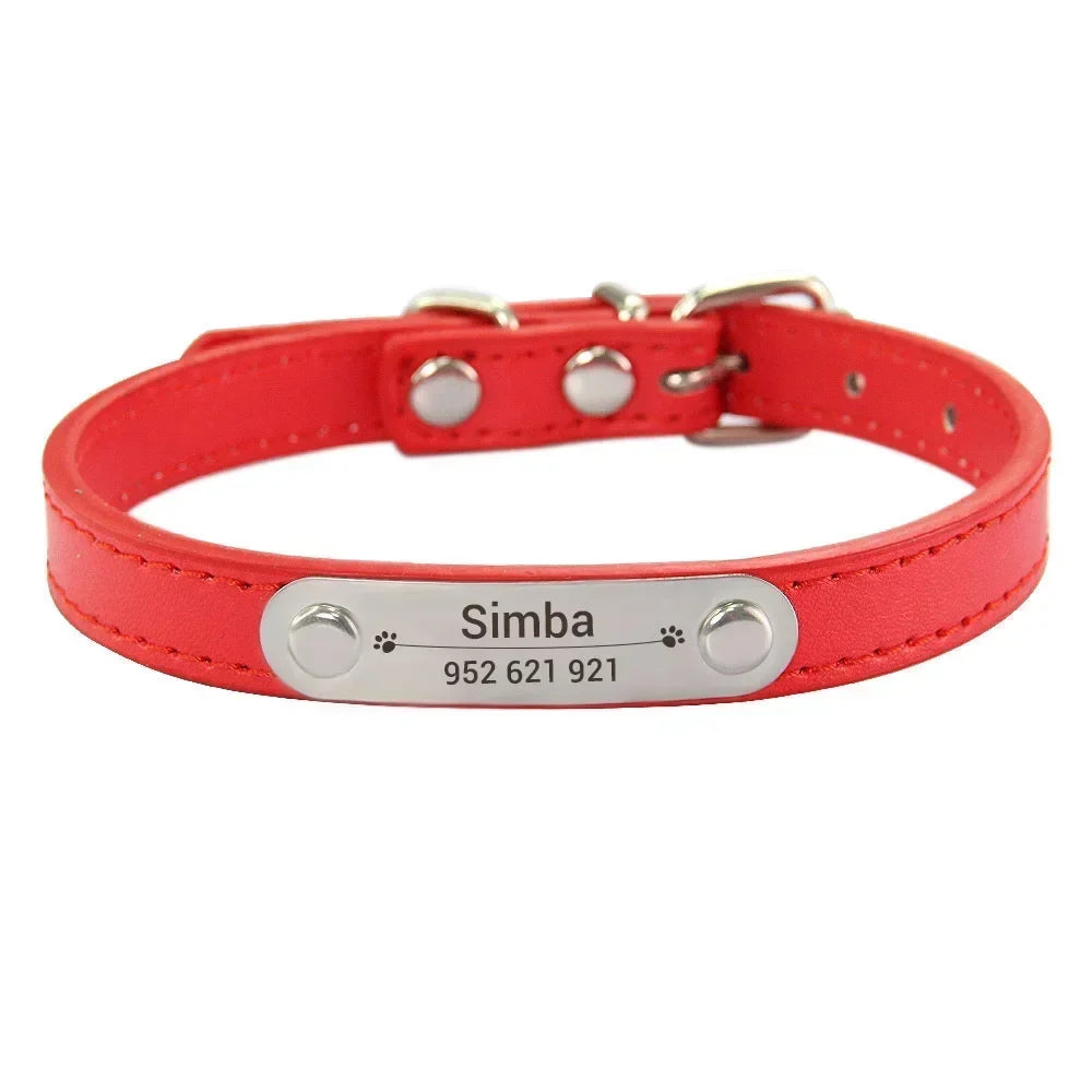 Personalized Dog Collar Name Carved ID - ProPawPet.com