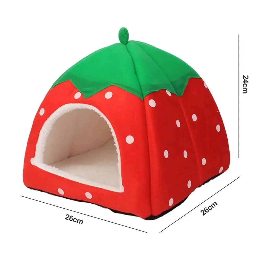 Bright Colored Pet Bed Space Cozy Hideaway Hut – 4 Colors