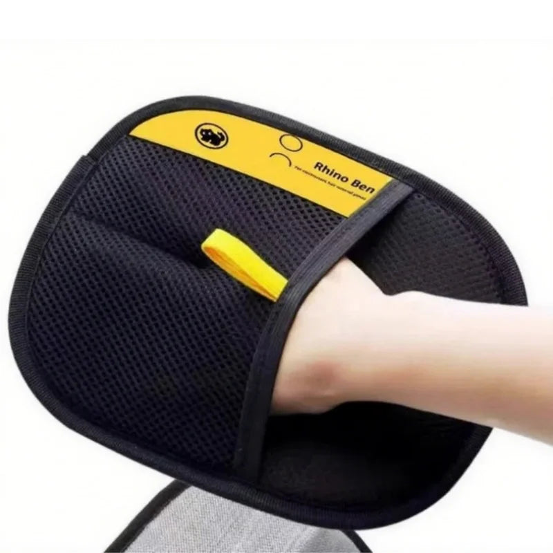 Pet Hair Remover Brushing Gloves – Remove Fur from Clothing – 2 Sizes