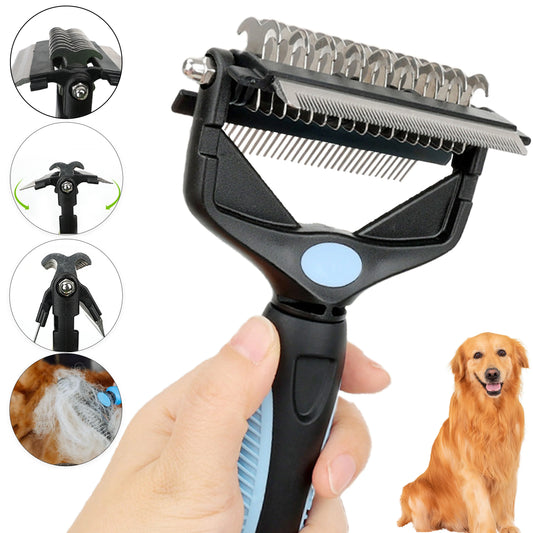 3 In 1 Pet Deshedding Brush Dog Hair Remover - ProPawPet.com