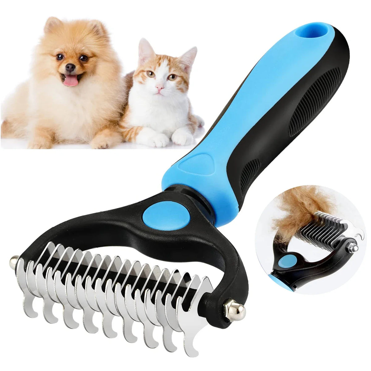 Professional Pet Deshedding Brush Dog Hair - ProPawPet.com