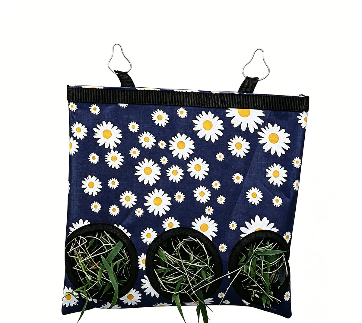 2 Hole 3 Hanging Hay Food Feeder Bag, Breathable