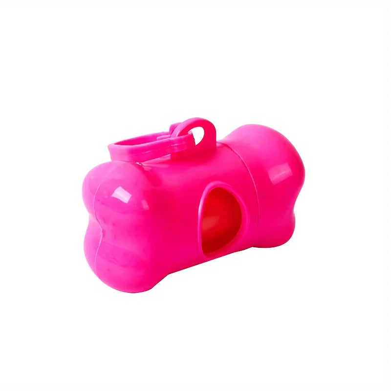 Colorful Bone-shaped Dog Poop Bag Dispensers, Portable