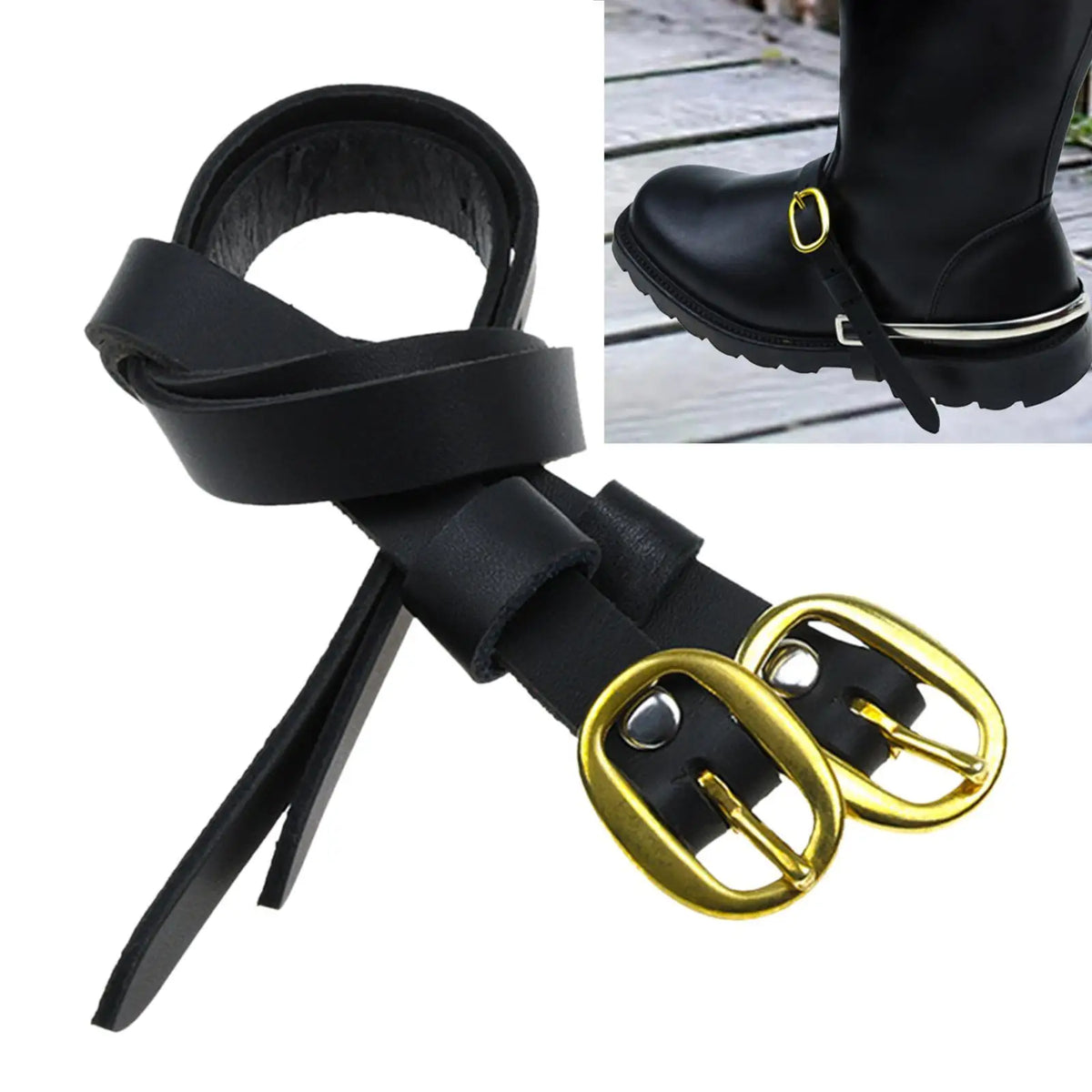 Equestrian Adjustable Spur Straps for Boots - ProPawPet.com