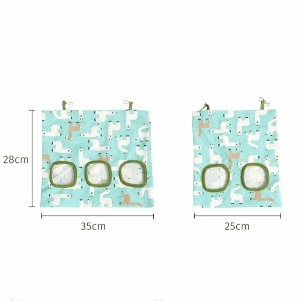 New 2/3 Holes Hanging Hay Bag Rabbit Ears - ProPawPet.com