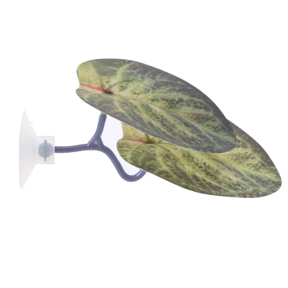 Plastic Betta Fish Rest Leaf Simulated Lotus - ProPawPet.com