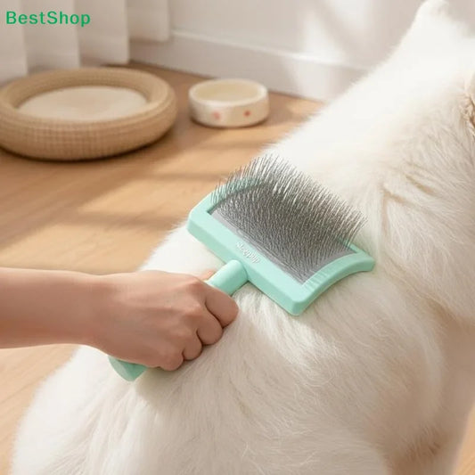 ♫Dog Grooming Comb Arc-shaped Long Needle - ProPawPet.com