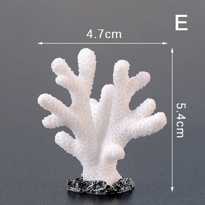F Artificial Coral Fish Tank Decoration – 11 Colors