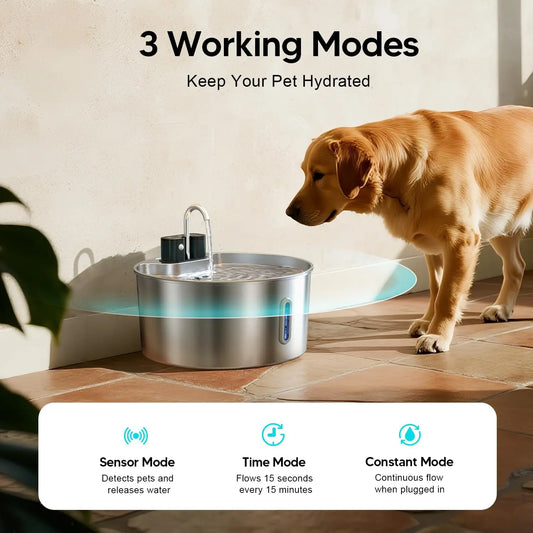 7L Large Capacity Stainless Steel Bowl - ProPawPet.com