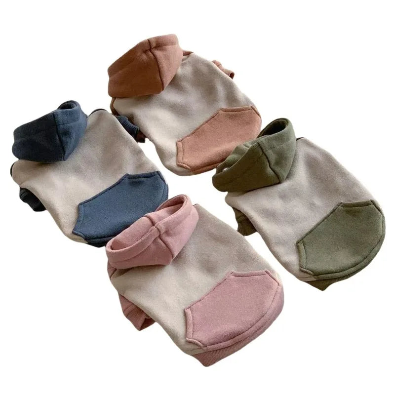 Warm Dog Hoodies Soft Fleece Pet Clothes for - ProPawPet.com