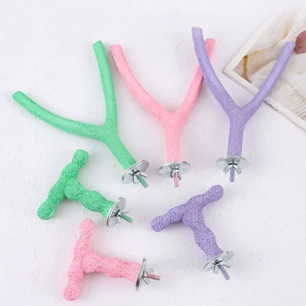 Y/T Shaped Bird Standing Perches Stick Resin - ProPawPet.com