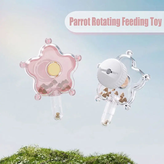 Plastic Parrot Foraging Feeding Stress - ProPawPet.com
