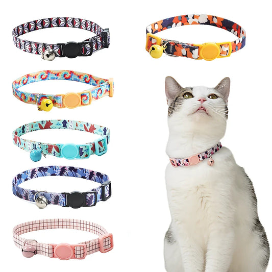 Handmade Adjustable Kitten Collar with Bell - ProPawPet.com