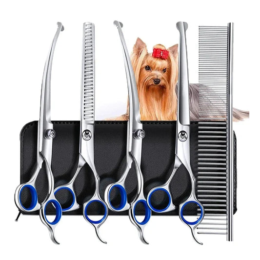 5 in 1 Professional Dogs Grooming Scissors - ProPawPet.com