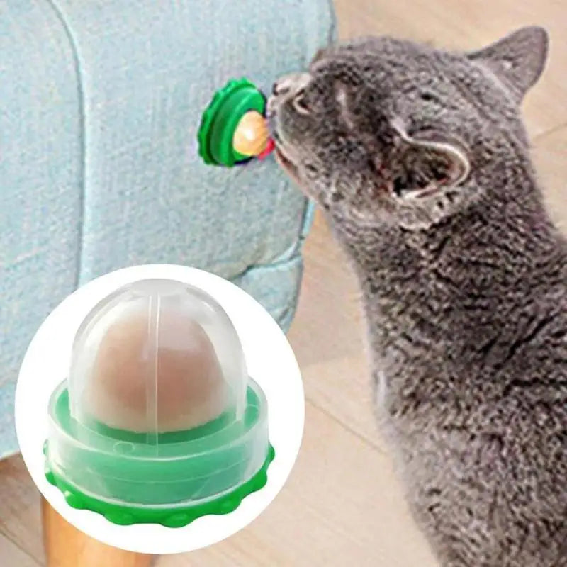 Cat Licking Catnip Ball – photo 5