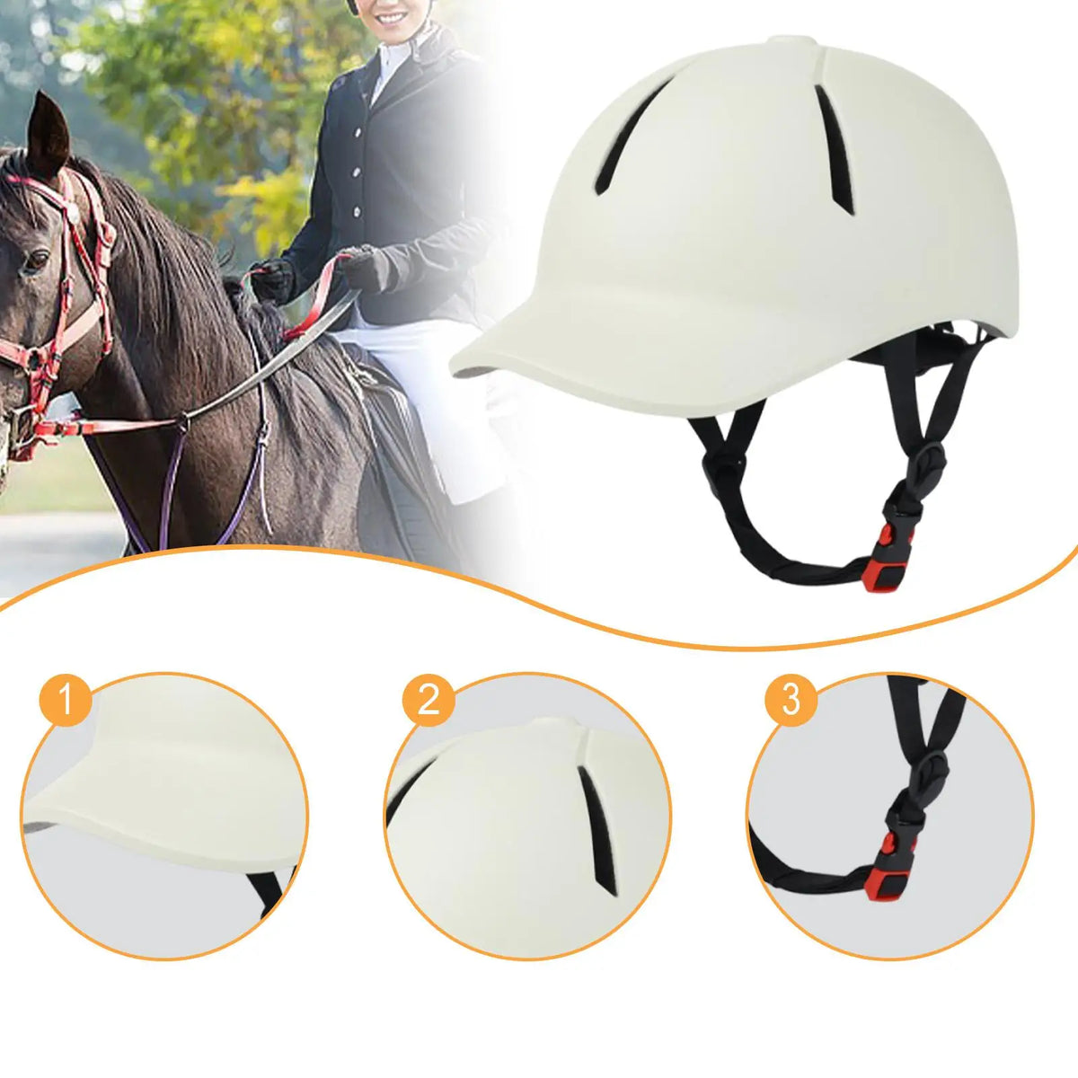 Jockey Helmet Ventilation Hat Helmet - ProPawPet.com