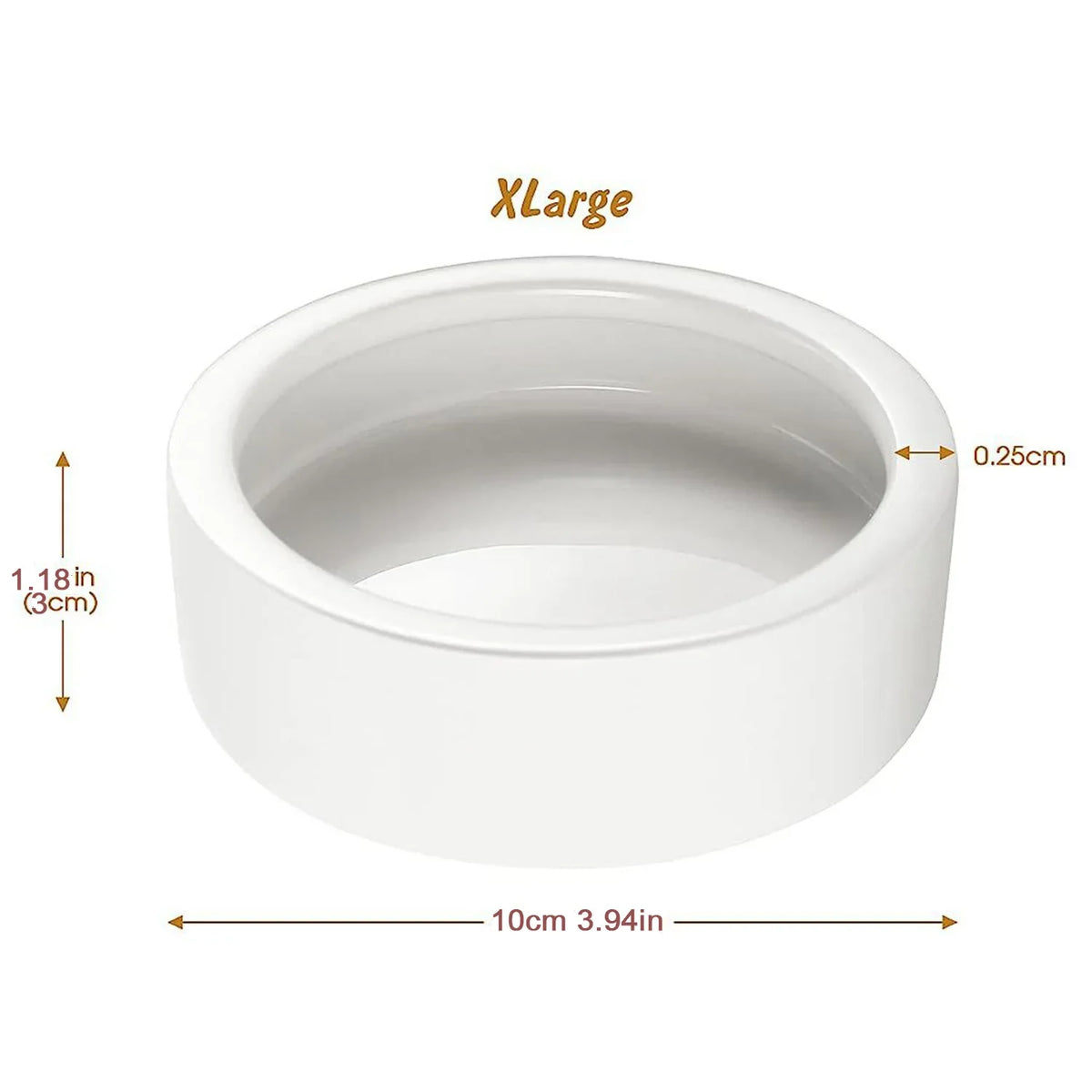 Ceramic Reptile Food Dish