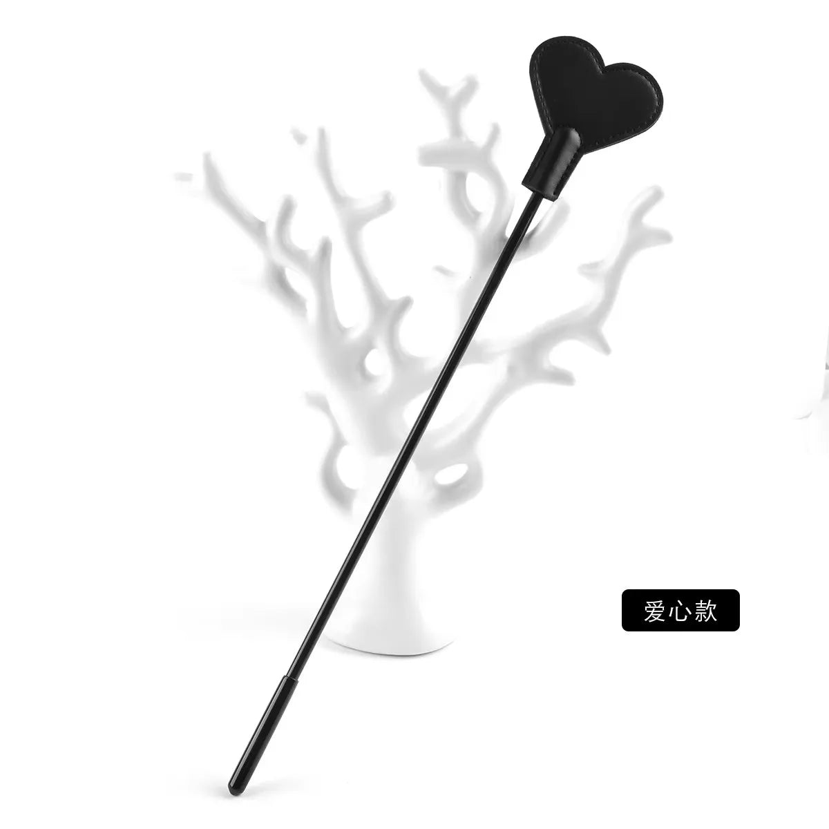 40cm Resin Handle PU Leather Riding Paddles Horse Whip – 5 Colors
