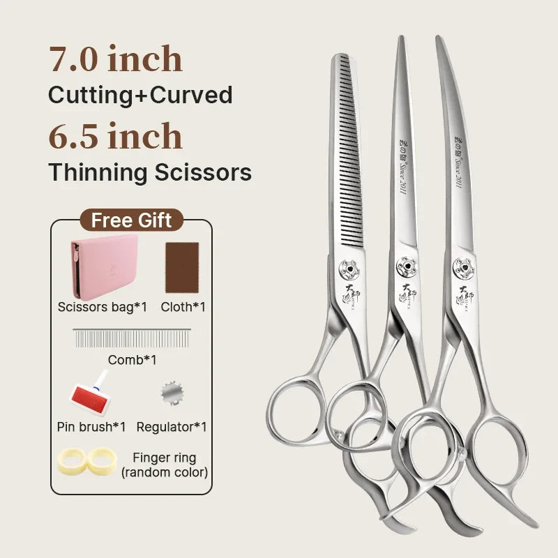 Fenice Slim Narrow Dog Grooming Scissors Set – Dog Supplies