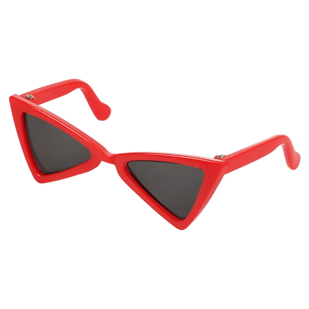 Pet Products Lovely Vintage Triangle Cat Sunglasses Reflection – 16 Colors