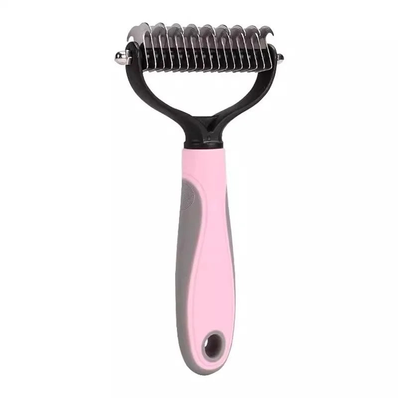 Stainless Steel Double-sided Pet Grooming Brush – photo 5