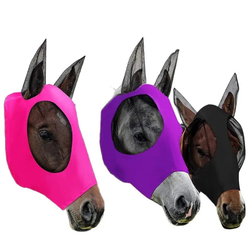 New Breathable Horse Fly Mask for Repelling - ProPawPet.com