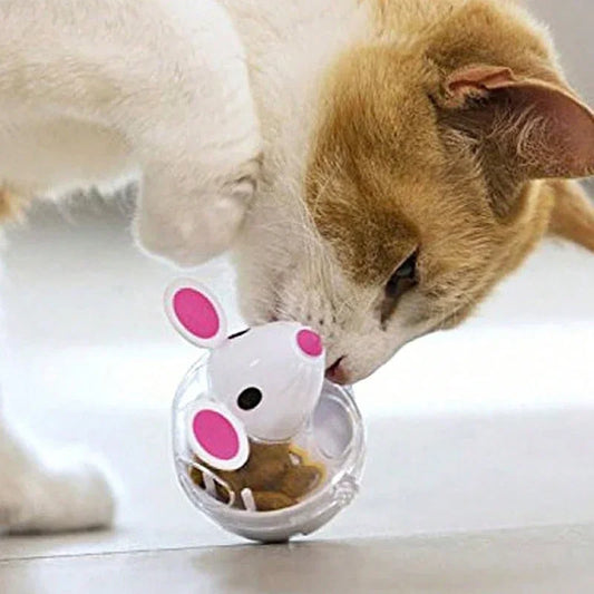 Mouse tumbler leaks food ball pet cat dog - ProPawPet.com