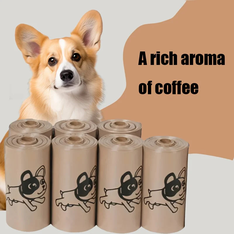 10 Rolls Coffee-Scented Pet Waste Bags, - ProPawPet.com