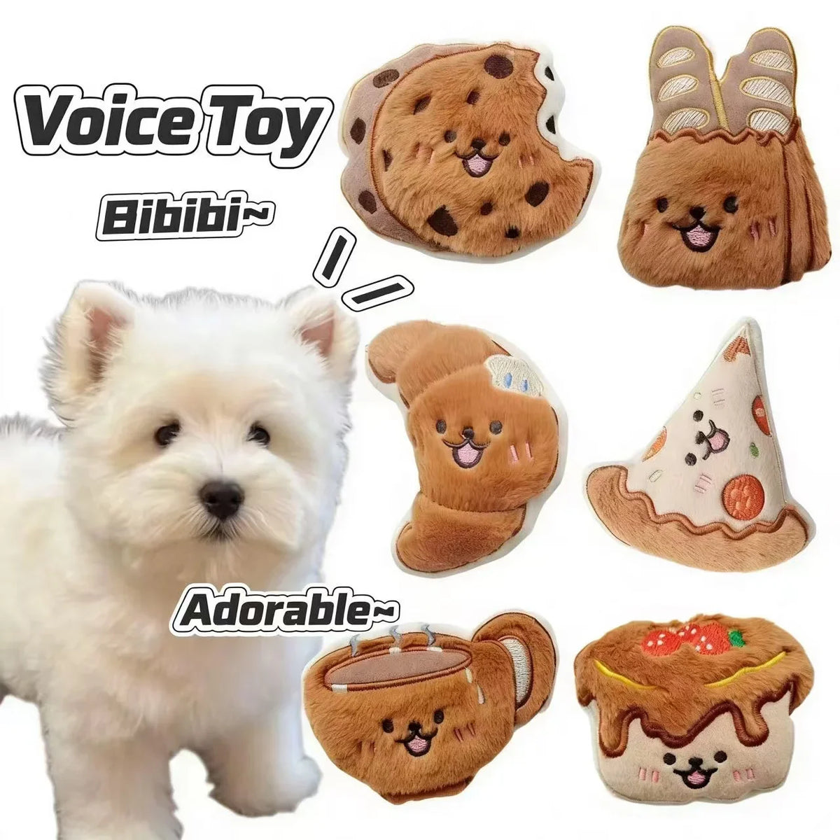 Plush Squeaky Dog Toys for Small Breeds, - ProPawPet.com