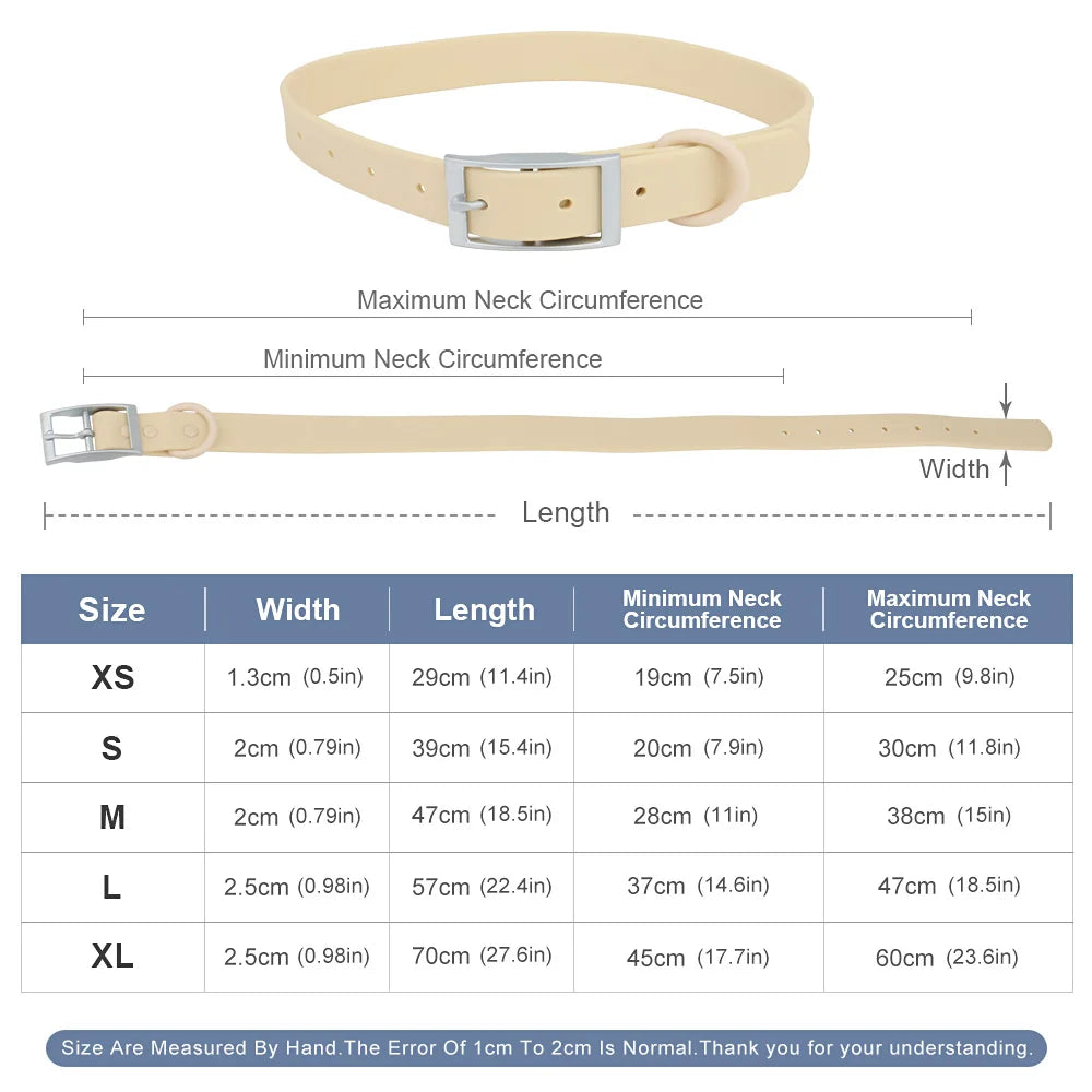 XS/S/M/L/XL Cat Dog Collars Adjustable PVC - ProPawPet.com