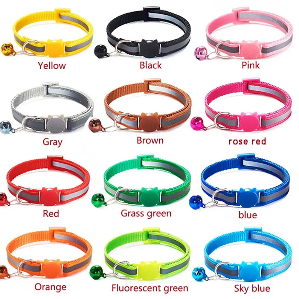 Options Cute Adjustable Size with Bells Cat - ProPawPet.com