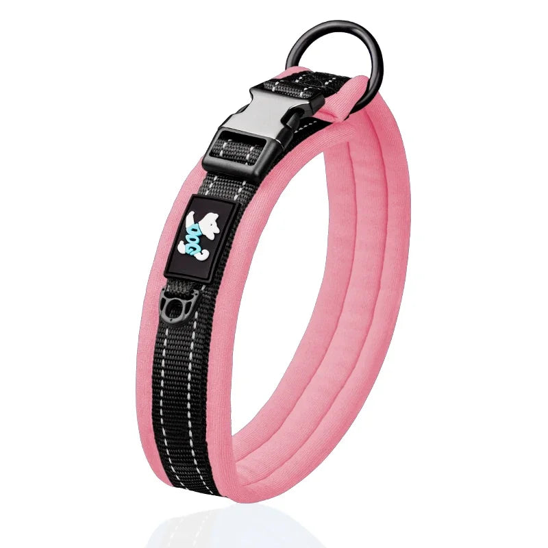 Adjustable Mesh Padded Pet Dog Collar Custom - ProPawPet.com