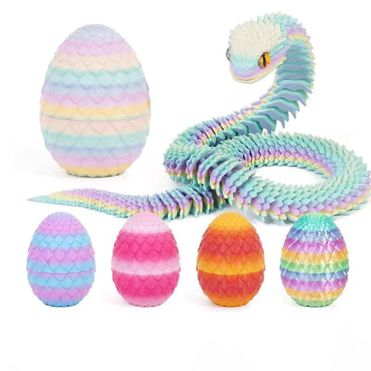 3D Printing Action Figure Snake Egg Toys - ProPawPet.com