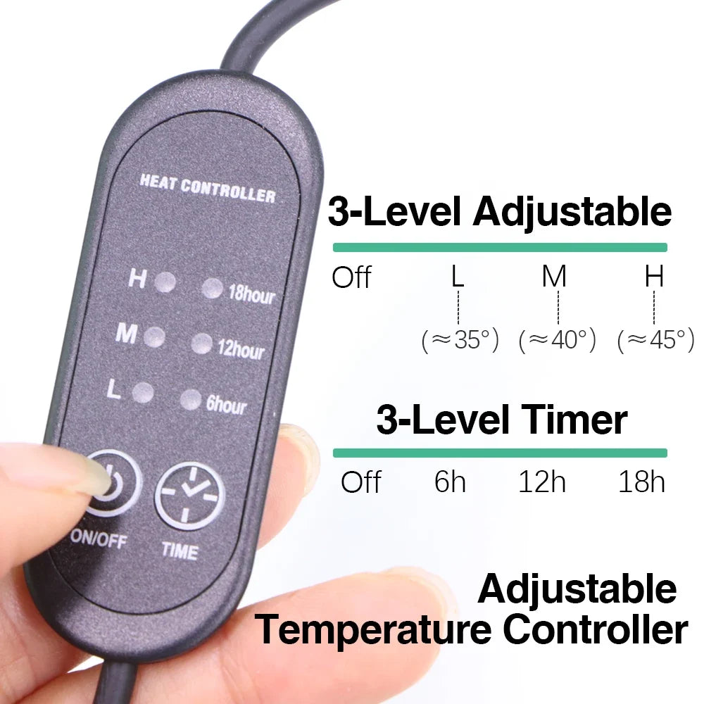 10x20cm 13x23cm 18x28cm USB Heating Mat with - ProPawPet.com