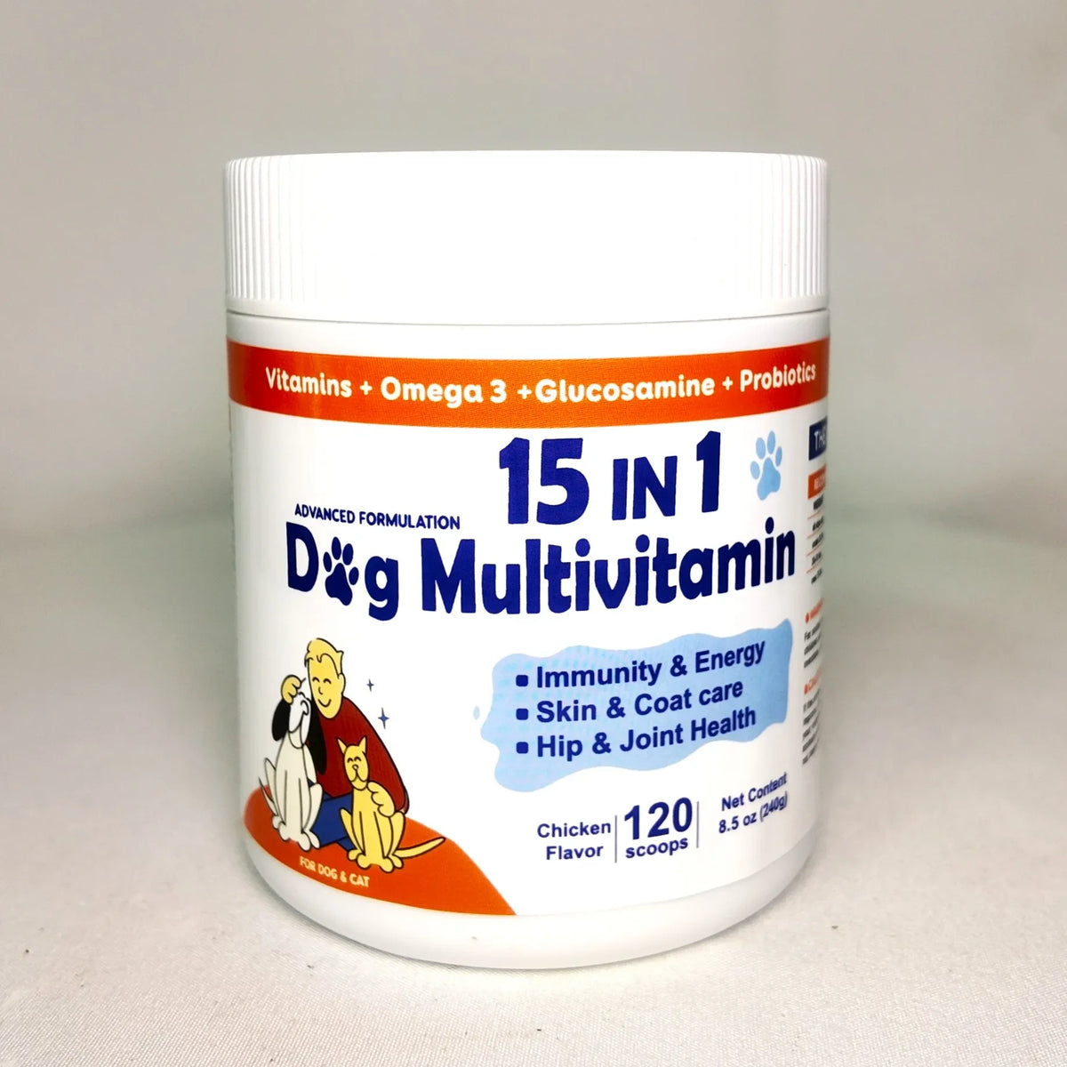 15‑in‑1 Dog Multivitamin Powder 120 Scoops - ProPawPet.com