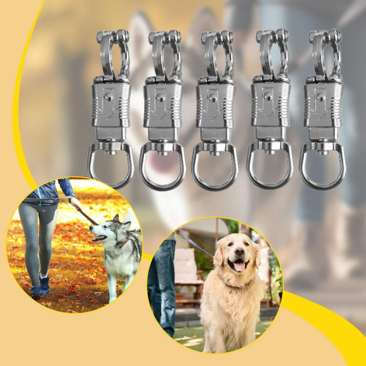 5Pcs Panic Snaps Quick Release Buckle Clips - ProPawPet.com