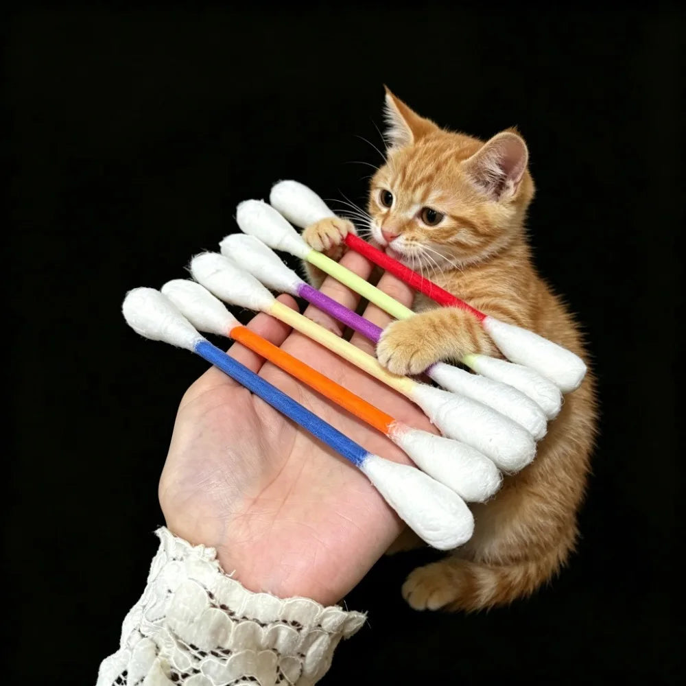 Creative Large Cotton Swab Shaped Catnip Toy - ProPawPet.com