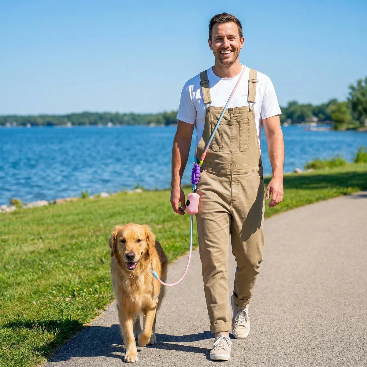 Heavy Duty Gradient Reflective Dog Leash - ProPawPet.com