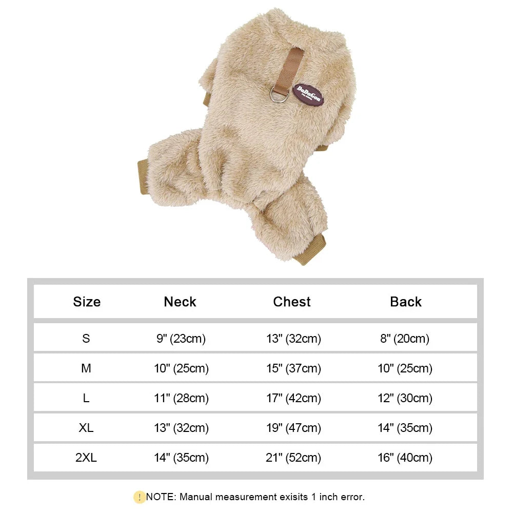 Soft Coral Fleece Pet Clothes Warm Dog Vest - ProPawPet.com