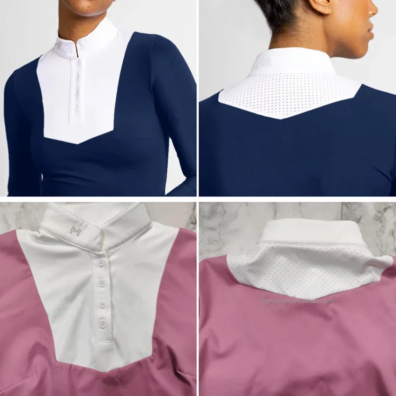 M LOGO Horse Riding Base Layer T-Shirts - ProPawPet.com