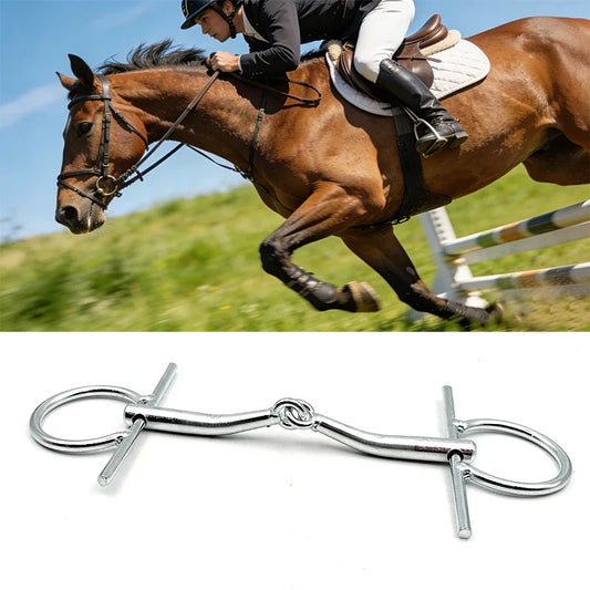 H Type Horse Snaffle Bit, 2 Ring Jointed - ProPawPet.com