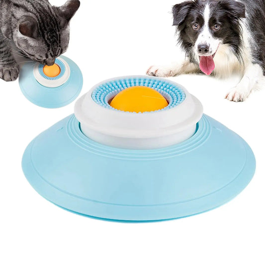Dog Lick Ball Plaything Slow Feeder Liquid Food Licking Mat