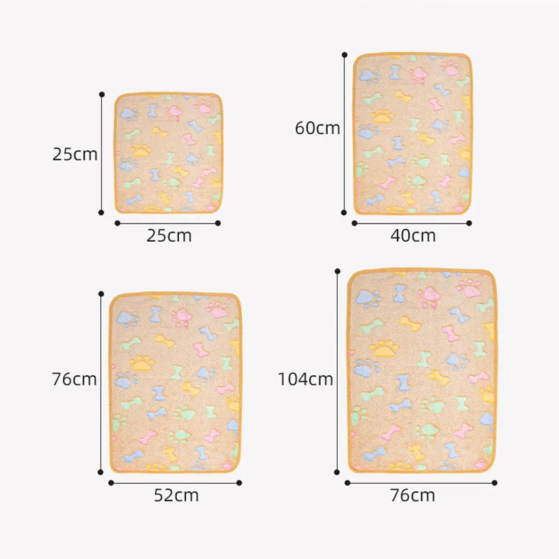 Winter Velvet Pet Sleeping Warm Blanket with - ProPawPet.com